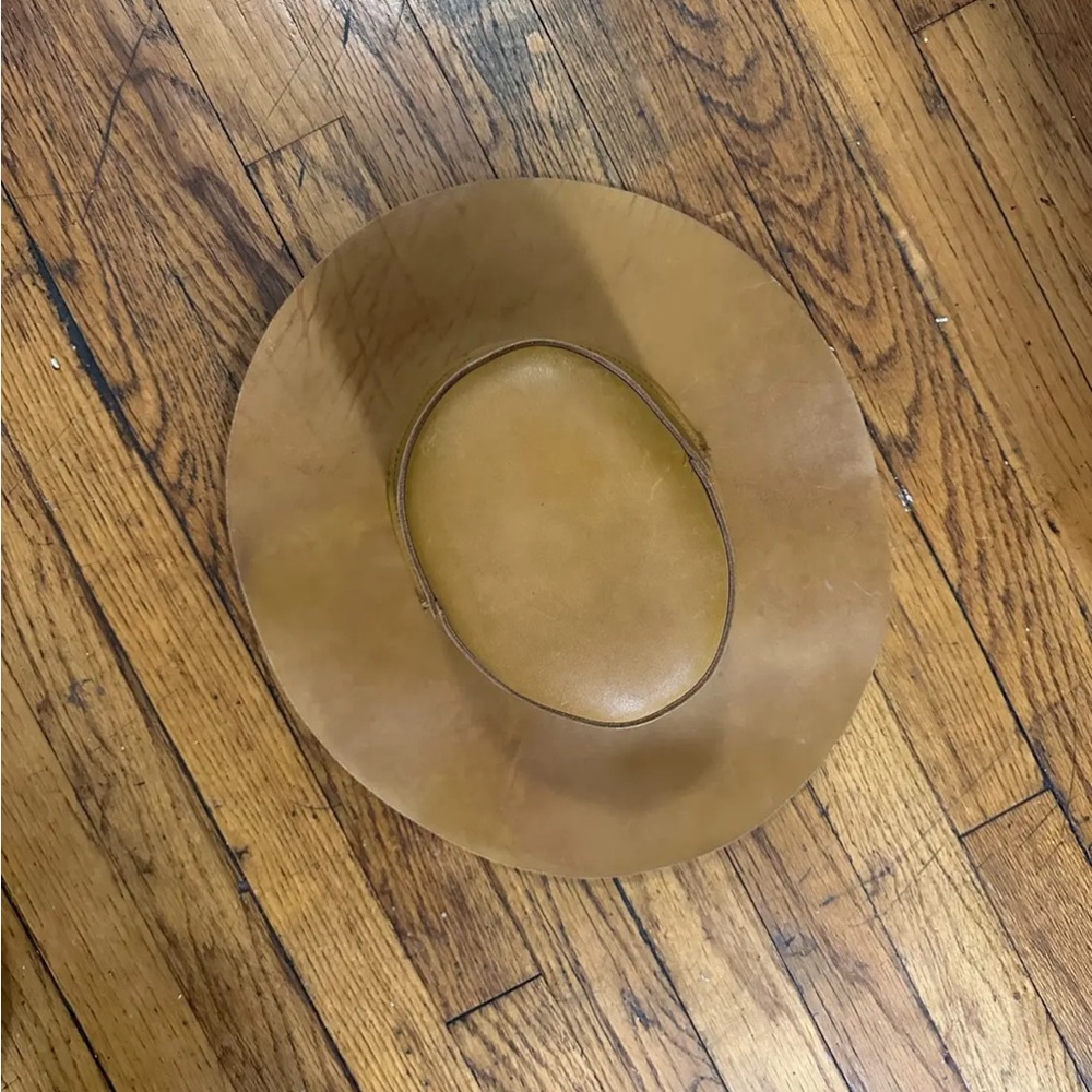 Vintage leather hat